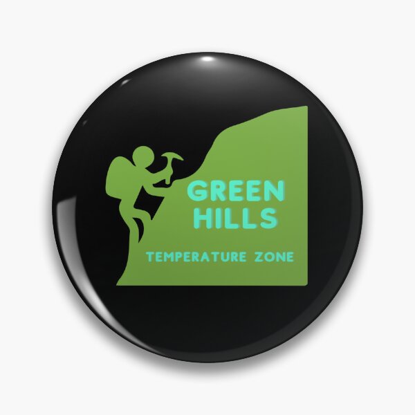 Item preview, Green Hill Temperature Zone161 designed and sold by KilkennyCatArt.