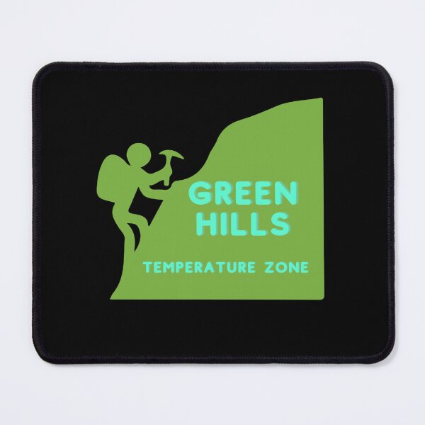 Item preview, Green Hill Temperature Zone161 designed and sold by KilkennyCatArt.