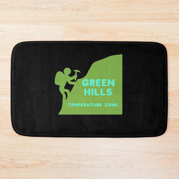 Item preview, Green Hill Temperature Zone161 designed and sold by KilkennyCatArt.