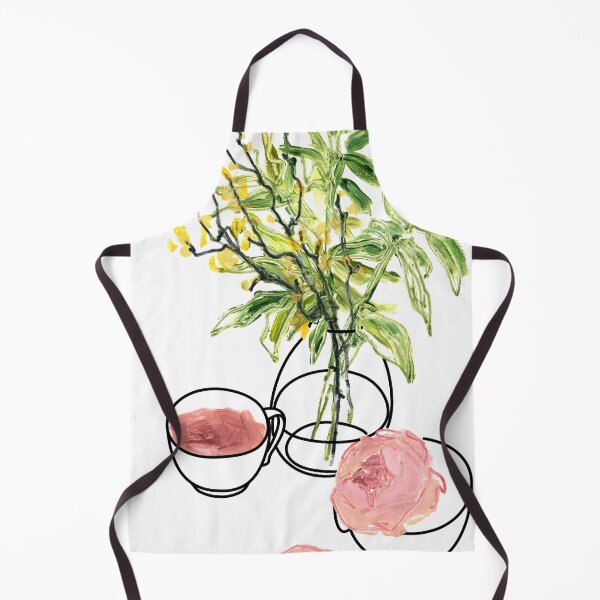 Item preview, Vase, teacup, and rose designed and sold by blursbyai.