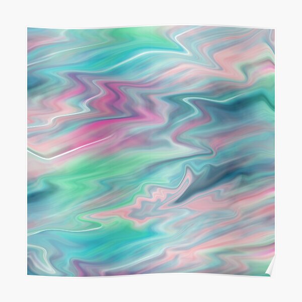 Udover År Arthur Pink And Turquoise Posters for Sale | Redbubble