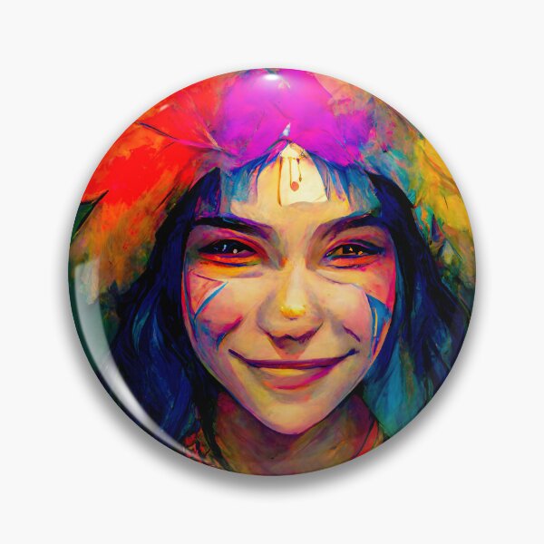 Item preview, The Profound Rainbow Shaman - spiritual art spiritual artwork spirituality wellness well-being designed and sold by LvSoulCreations.