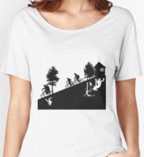 The upside down Women's Relaxed Fit T-Shirt