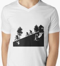 The upside down Men's V-Neck T-Shirt
