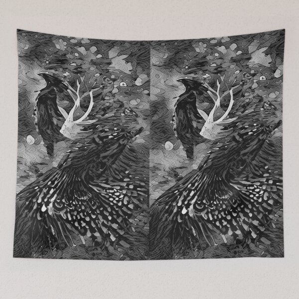 Item preview, The Peacock (Black & White) - spcreationsco22 designed and sold by SpCreationsCo22.