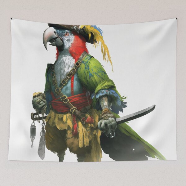 Item preview, African parrot pirate designed and sold by IA-Power.