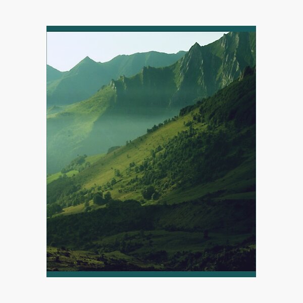 Item preview, Green hill poster32 designed and sold by KilkennyCatArt.