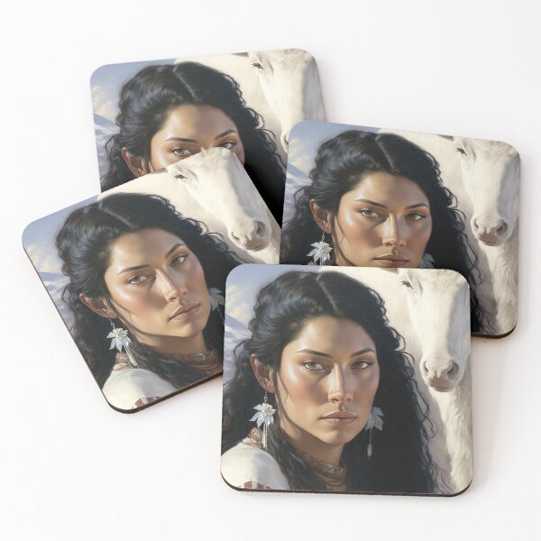 Item preview, White Buffalo Calf Woman designed and sold by el3v3n11art.