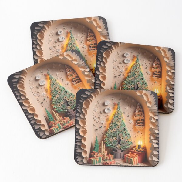 Item preview, Christmas Scene Paper Tree DESIGN designed and sold by Juliascutecornr.
