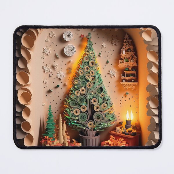 Item preview, Christmas Scene Paper Tree DESIGN designed and sold by Juliascutecornr.
