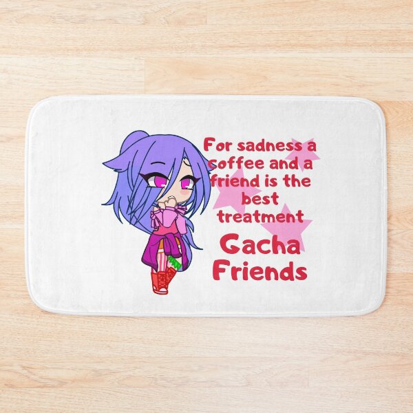 Item preview, The best treatment for sadness is a coffee with a friend. Gacha Club - Friends Gacha Club - Gacha Club Dolls - Gacha Girls designed and sold by gachanime.