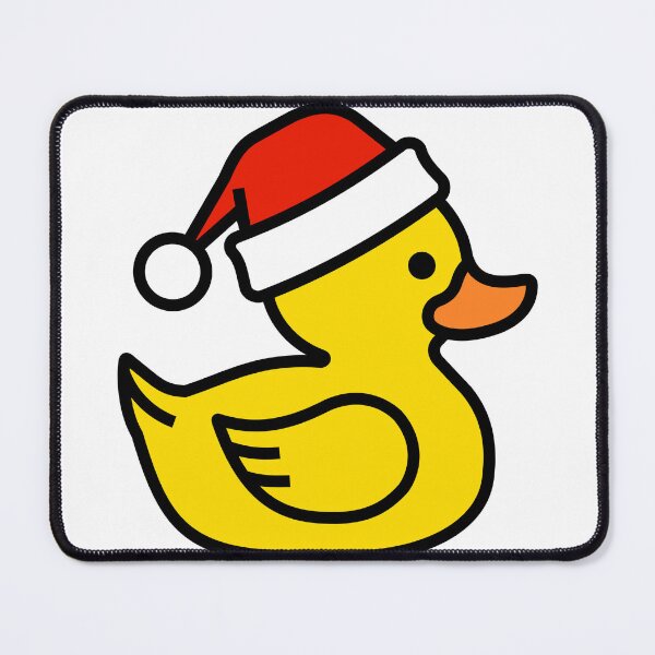 Item preview, Merry Duckmas | Cute Rubber Duck with Christmas Hat Sticker designed and sold by laouamra.