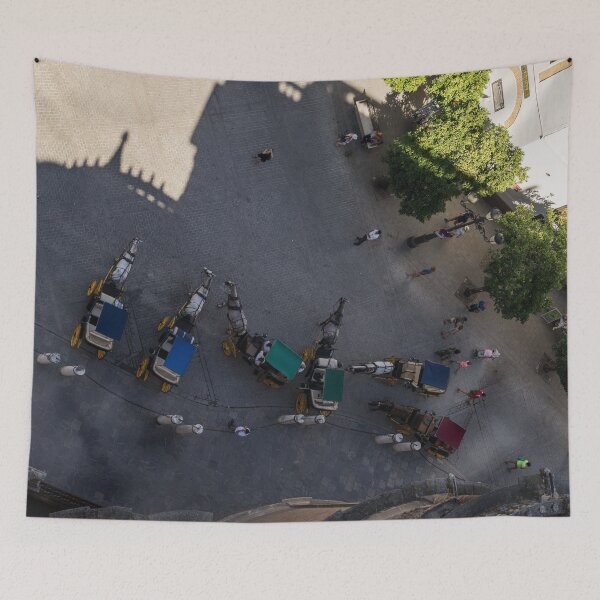 Item preview, A Unique Perspective on the Charming Horse Drawn Carriages in Seville Spain designed and sold by Georgia Mizuleva.