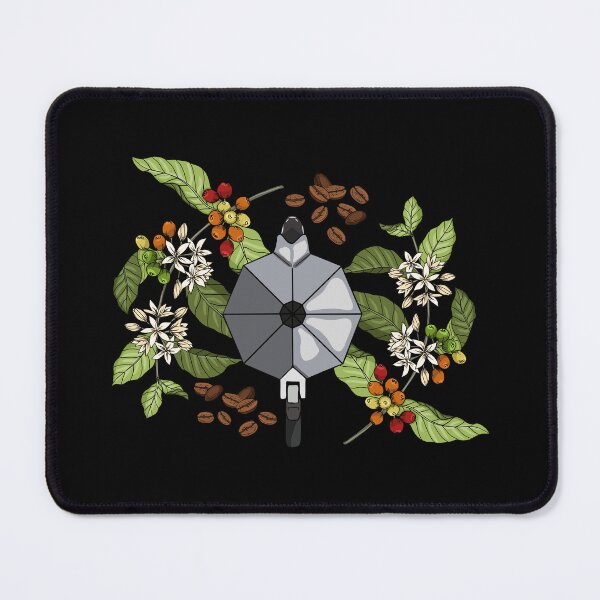 Item preview, Coffee Lover Greenery and Coffee Beans - Classic Coffeemaker Plants and Coffee designed and sold by Craftypineapple.