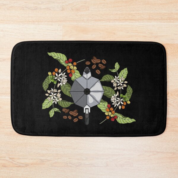 Item preview, Coffee Lover Greenery and Coffee Beans - Classic Coffeemaker Plants and Coffee designed and sold by Craftypineapple.