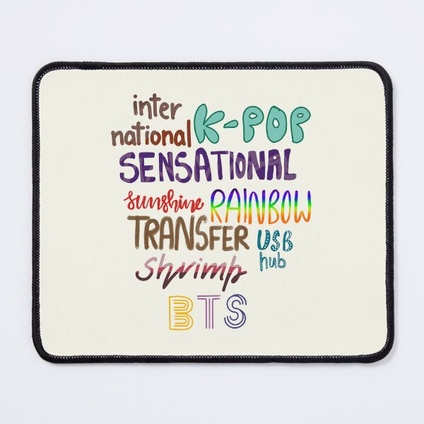 Item preview, BTS - international K-pop sensation designed and sold by Blissful Brushes.