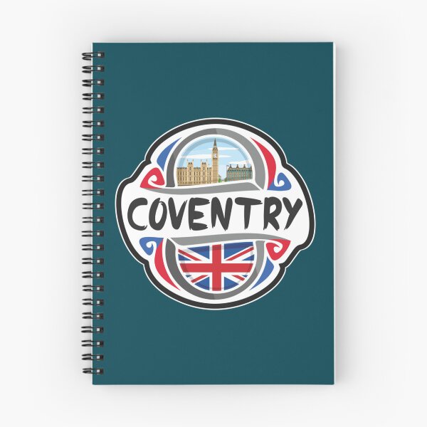 Item preview, Coventry UK United Kingdom Flag Badge Travel Souvenir Stamp   designed and sold by SerenaMorin.