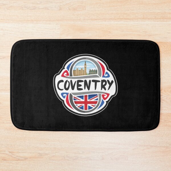 Item preview, Coventry UK United Kingdom Flag Badge Travel Souvenir Stamp   designed and sold by SerenaMorin.