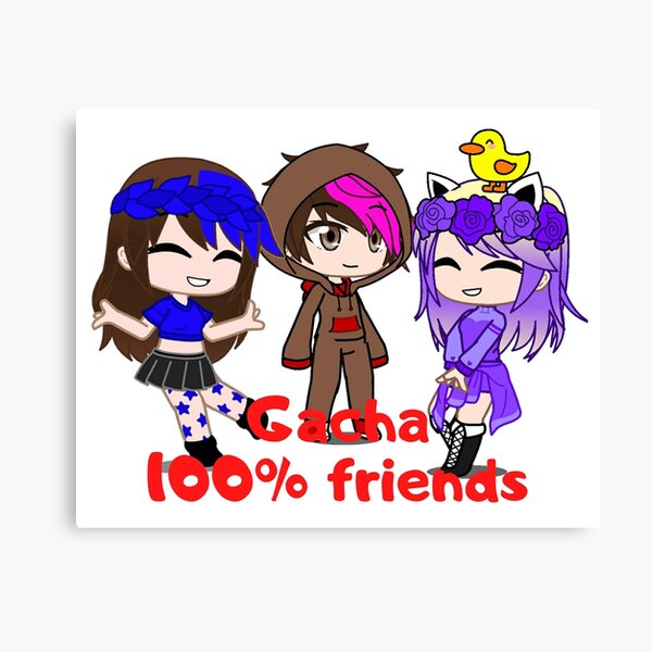 Sing and Dance with friends Gacha Club. Oc ideas friends Gacha life - Gacha  Club Dolls Art Board Print by gachanime