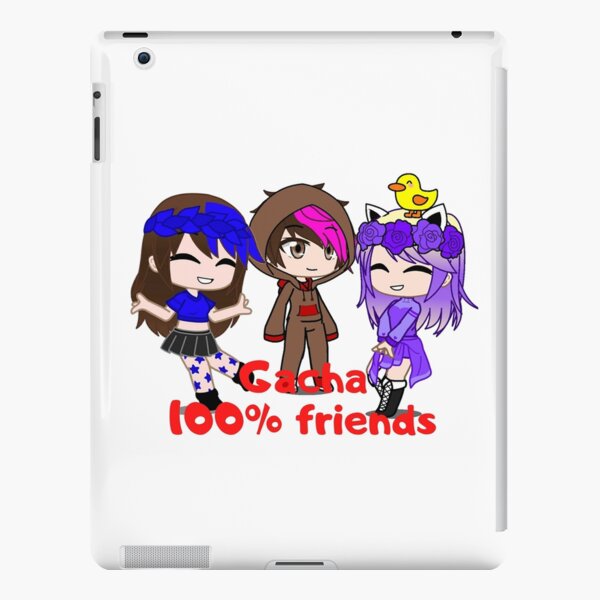 The joy of being Gacha friends. Oc friends Gacha life - Gacha Club Dolls  iPad Case & Skin by gachanime