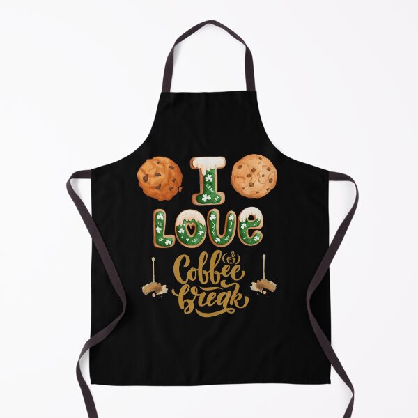 Item preview, I Love Coffee Break and Chocolate Chip Cookies designed and sold by Luckydesign1975.