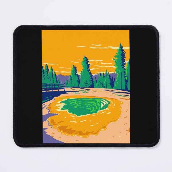 Item preview, morning glory pool in Yellowstone national park designed and sold by ThriverDesign.