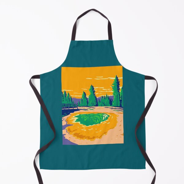 Item preview, morning glory pool in Yellowstone national park designed and sold by ThriverDesign.