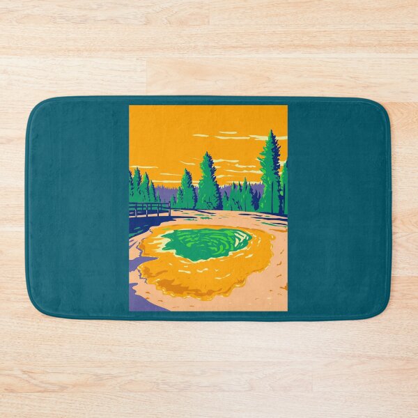 Item preview, morning glory pool in Yellowstone national park designed and sold by ThriverDesign.