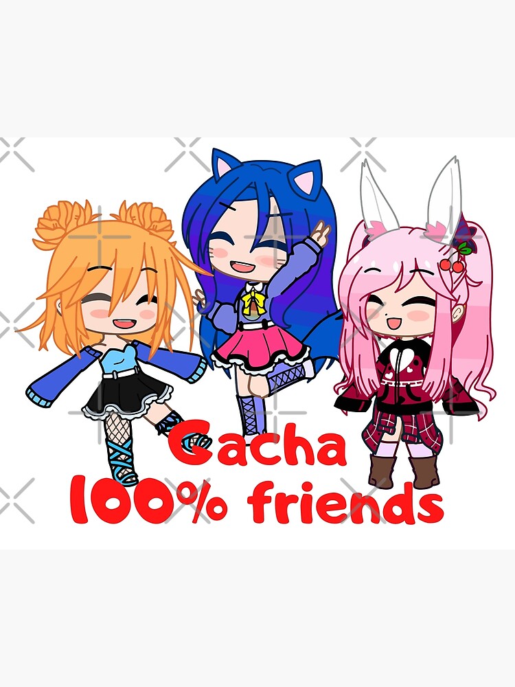 Sing and Dance with friends Gacha Club. Oc ideas friends Gacha life - Gacha  Club Dolls Sticker by gachanime