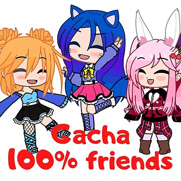 Tripack Oc rebel friends Gacha club. Rebel Girls Gacha life - Gacha Club  Dolls - Gacha Girls Sticker by gachanime