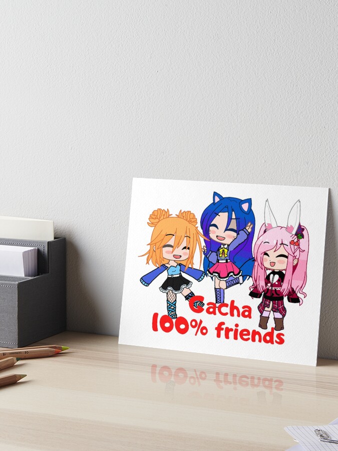 Sing and Dance with friends Gacha Club. Oc ideas friends Gacha life - Gacha  Club Dolls Art Board Print by gachanime