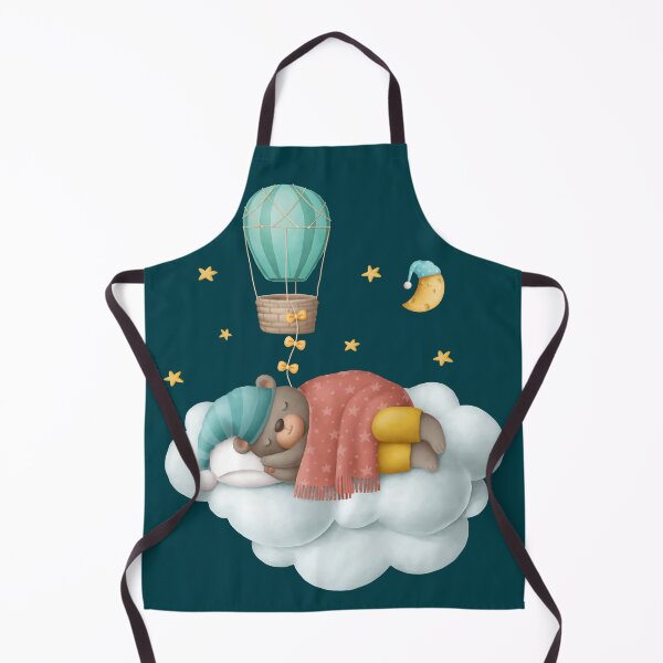 Item preview, Dreaming bear on the cloud designed and sold by KOTOdesign.