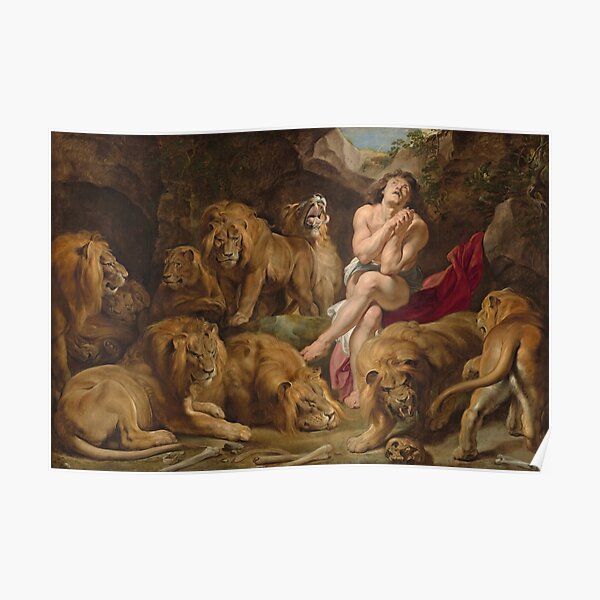 Decoración: Daniel En El Foso De Los Leones | Redbubble