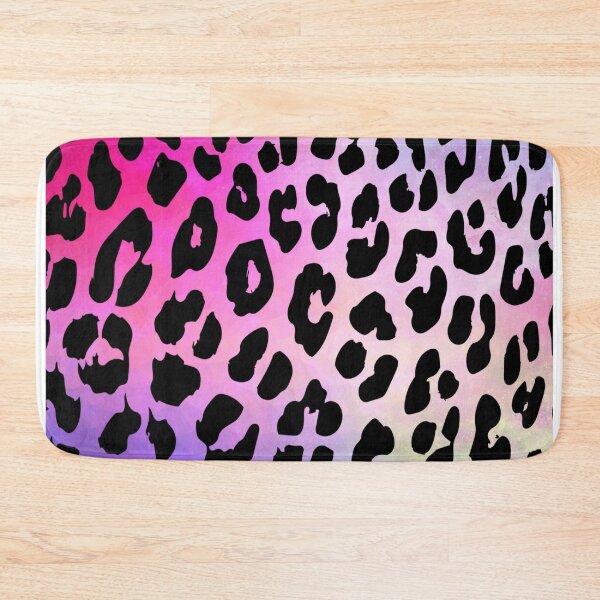 Item preview, Leopard Pattern Pink Purple Neon Color Leopard Photographic  designed and sold by HalloweenGift.