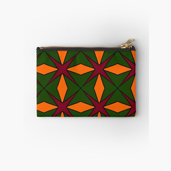 Item preview, Green Orange Mixed Geometric Pattern designed and sold by patternologyy.
