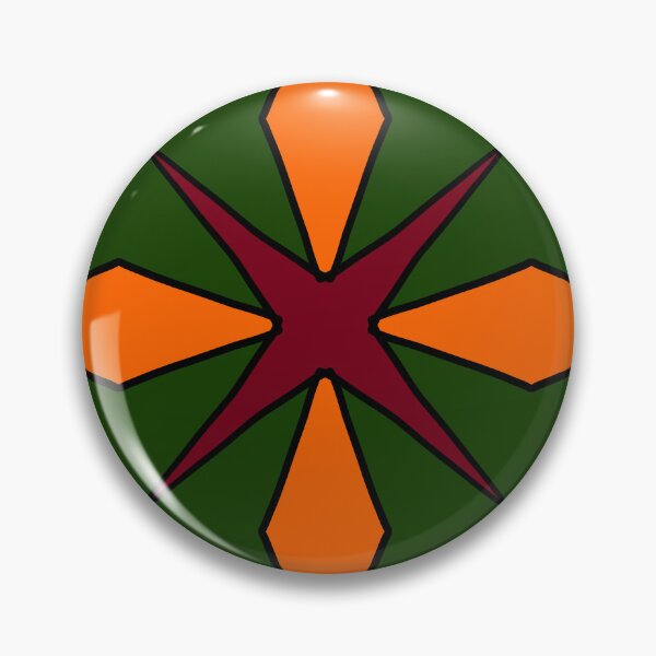 Item preview, Green Orange Mixed Geometric Pattern designed and sold by patternologyy.