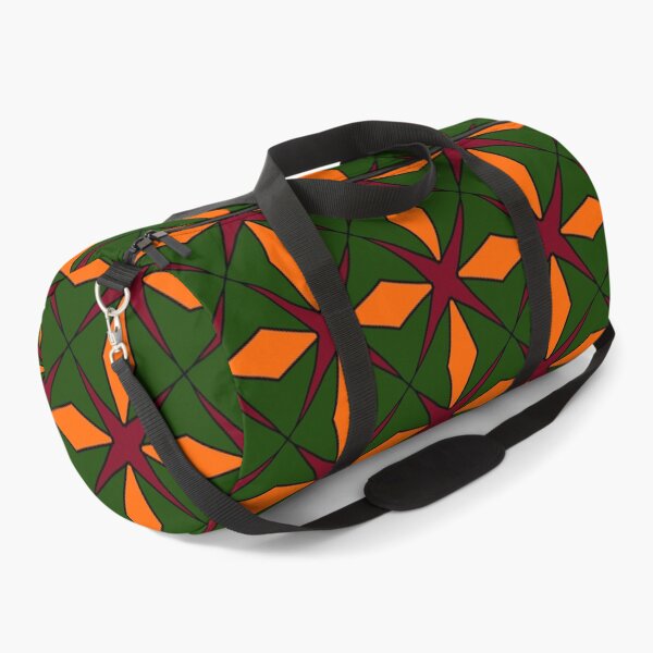 Item preview, Green Orange Mixed Geometric Pattern designed and sold by patternologyy.