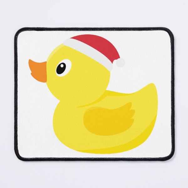 Item preview, Merry Duckmas | Cute Rubber Duck with Christmas Hat Sticker designed and sold by laouamra.