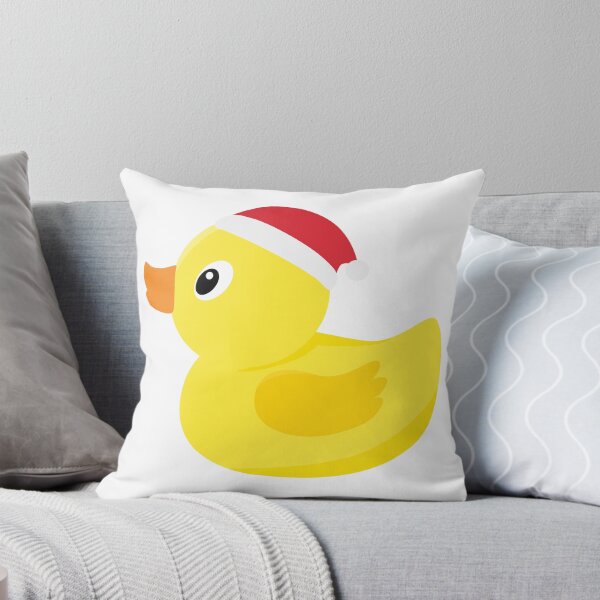 Item preview, Merry Duckmas | Cute Rubber Duck with Christmas Hat Sticker designed and sold by laouamra.