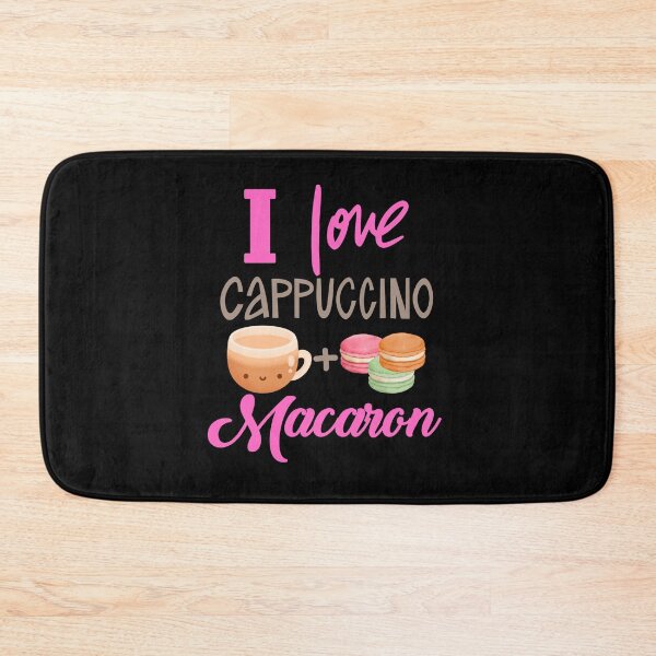 Item preview, I Love Cappuccino and Macaron Cookies designed and sold by Luckydesign1975.