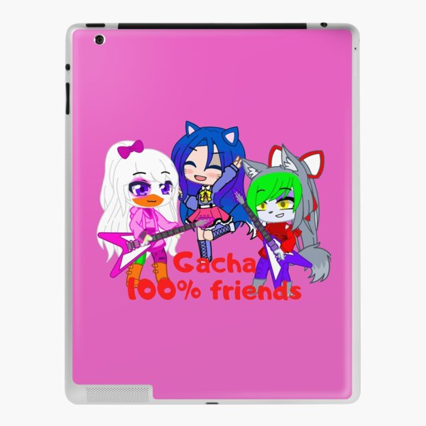 The joy of being Gacha friends. Oc friends Gacha life - Gacha Club Dolls  iPad Case & Skin by gachanime