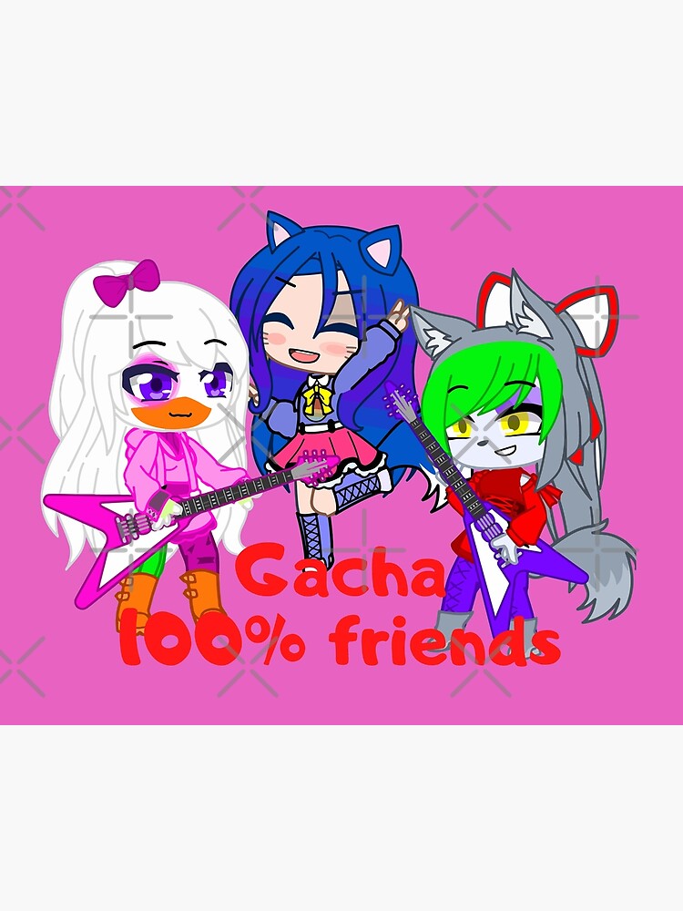 Cheerful Chibi Boy Singer Gacha Club. Oc friends forever Gacha life - Gacha  Club Dolls | Art Board Print