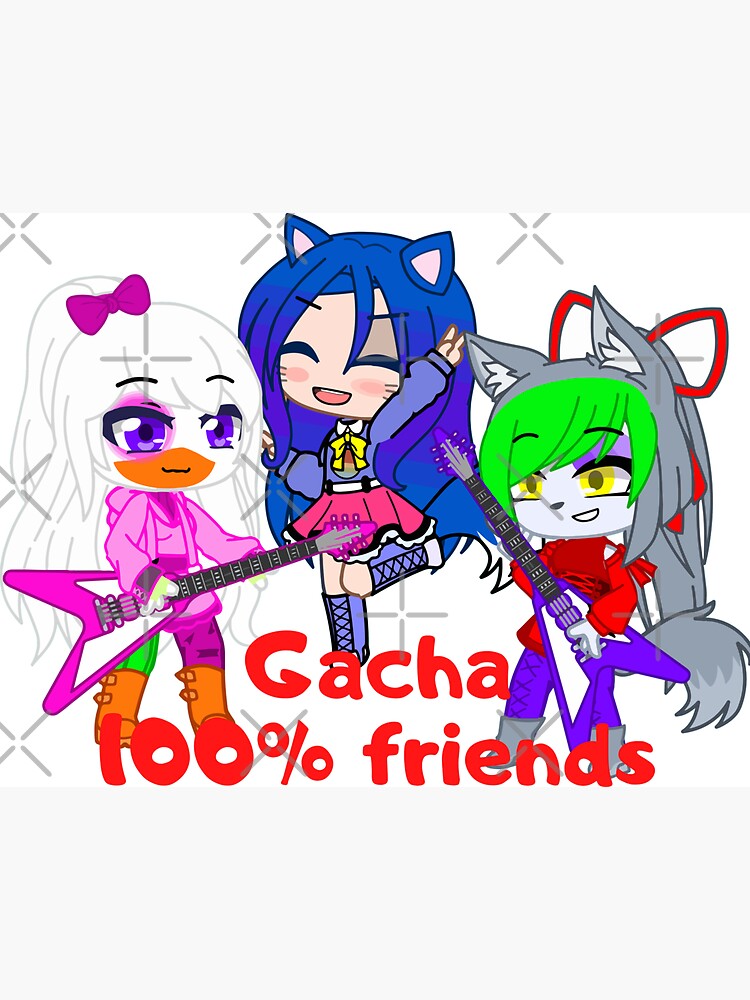 Sing and Dance with friends Gacha Club. Oc ideas friends Gacha life - Gacha  Club Dolls Sticker by gachanime