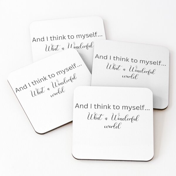 Item preview, AndI think to myself... What a Wonderful World designed and sold by Loveart60.