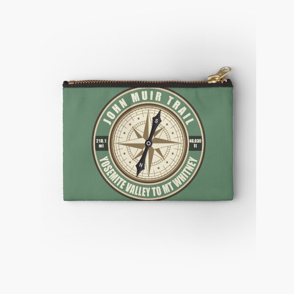Item preview, John Muir Trail California Compass Hiking Badge designed and sold by KrisSidDesigns.