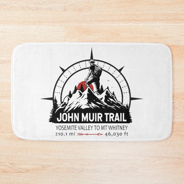 Item preview, John Muir Trail California Hiker Compass designed and sold by KrisSidDesigns.