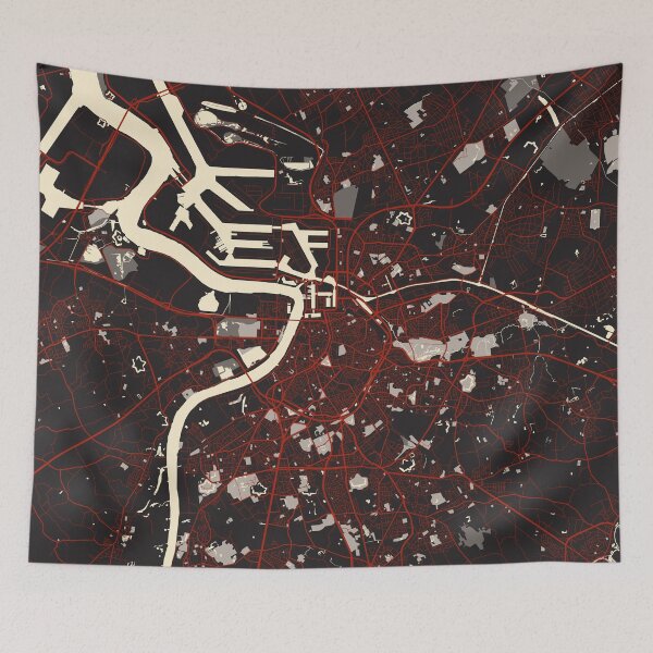 Item preview, Antwerp City Map of Belgium - Vector designed and sold by deMAP.
