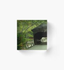 Albany Covered Bridge Acrylic Block