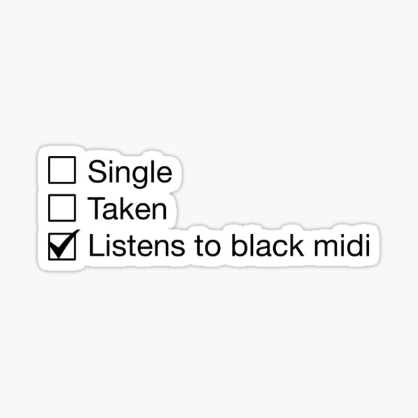 Item preview, i listen to black midi designed and sold by girlbossmoment.