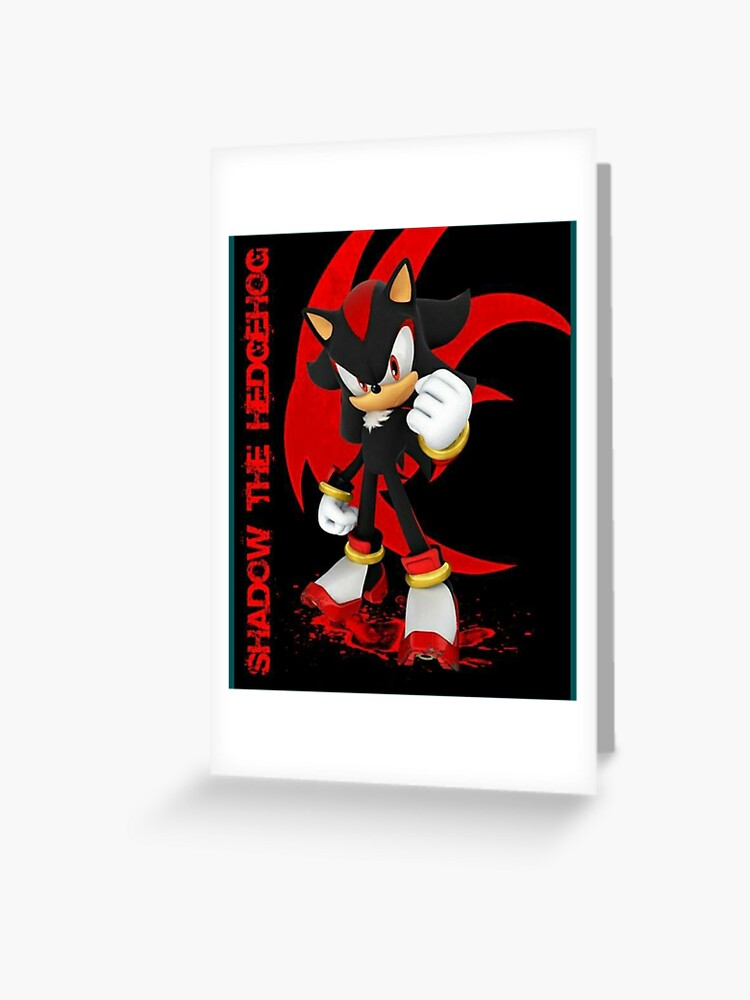 Shadow The Hedgehog Cute Greeting Card for Sale by ClothingFL1